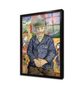 Portrait Of Père Tanguy Çerçeveli Cam Tablo
