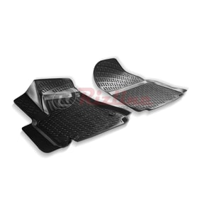 Drs Tuning Peugeot Partner Uyumlu Tepe Panelvan (2 Parça) 2008 Sonrası 3D Havuzlu Siyah Paspas Seti