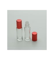 BOŞ PARFÜM ŞİŞESİ 4-5 ML (5 ADET) ROLL-ON KIRMIZI KAPAKLI BOŞ ŞİŞE