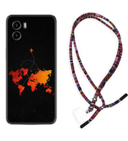 Vivo Y15S Y32 Y33S Y51 Y53S Kılıf Boyun Asklı Rasta Silikon İz Bırakan Uçak 1778