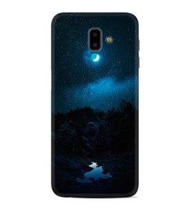 Samsung J6 Plus J7 Prime J7 Pro M20 Kılıf Desenli Silikon Gece 1633