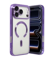 iPhone 17 Pro Max Kross Magneticsafe Kapak - Mor