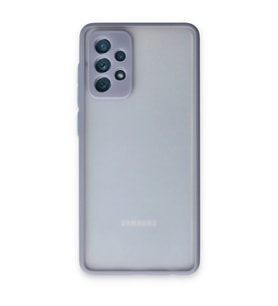 Samsung Galaxy A72 Kılıf Montreal Silikon Kapak - Gri