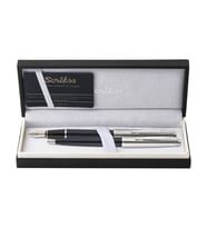 Scrikss Metropolis 78 Dolma Kalem ve Tükenmez Kalem İkili Set Lacivert 