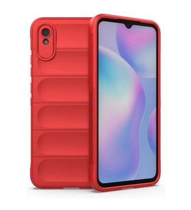 Newface Xiaomi Redmi 9A Kılıf Optimum Silikon - Kırmızı