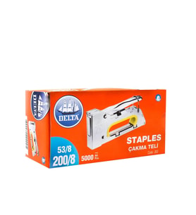 DELTA Zımba Teli 200/8 53/8 Kod 202 (5000 ADET) 6'lı Paket