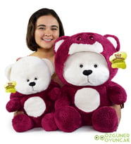 Pababo 90 Cm Dev Uykumcuk Ayıcık (bubblebear) (Fuşya)