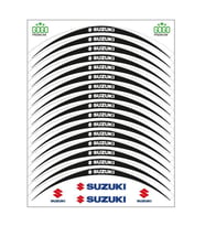 SUZUKİ BEYAZ SİYAH UYUMLU  REFLEKTÖRLÜ JANT ŞERİDİ