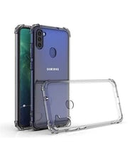 Coverzone Galaxy M11 ile uyumlu K?l?f Z-Nitro Anti Shock Silikon Kapak Kamera Korumal? Anti?ok Airbag K�?e Korumal? Silikon ?effaf K?l?f