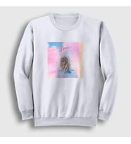 Presmono Unisex Beyaz Lover V2 Taylor Swift Sweatshirt 312001tt
