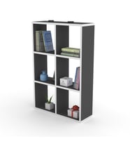 Kenzlife kitaplık güher 090*060*20 gri duvar rafı