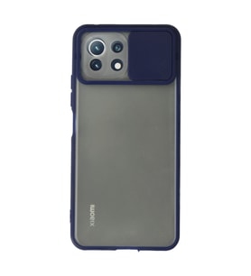 Mi̇ 11 Lite Palm Buzlu Kamera Sürgülü - Lacivert