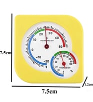 2in1 Analog Ekran Sıcaklık ve Nem Ölçer Termometre ( Masaüstü veya Duvara Takılabilir)