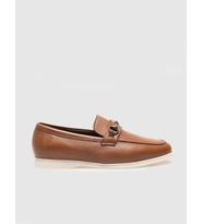 Hakiki Deri Taba Tokalı Erkek Loafer
