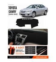 TOYOTA CAMRY (2006-2012) Uyumlu Torpido Örtüsü Torpido Kılıfı - Siyah