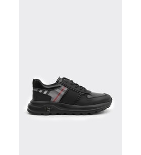Hakiki Deri Erkek Sneaker (Siyah)