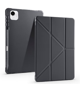 Lexroo Honor Pad X9 Pro Kılıf Tri Folding Kalem Bölmeli Standlı Kılıf - Siyah