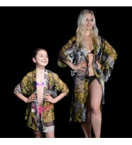 PAREDORA Cariye  Anne Kız Kimono Pareo