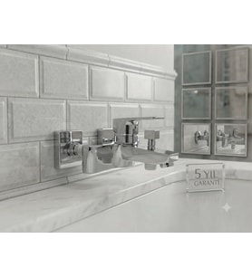 E.c.a Tiera Banyo Bataryası Krom