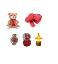 Eşe Sevgiliye Romantik Hediye Aşk Sözleri Kalp Kutu Peluş Ayı Mini Gece Lamba Dilek Şişesi Aşk Küre