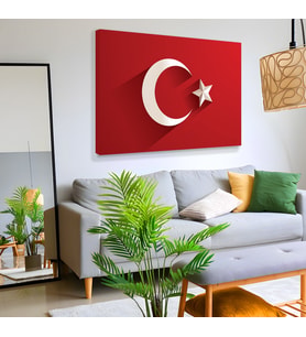 Al Bayrak Kanvas Tablo