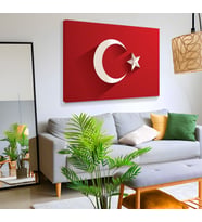 Al Bayrak Kanvas Tablo