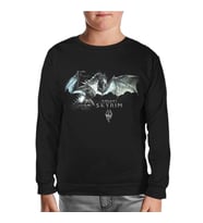 Skyrim - Paartuhnax Siyah Çocuk Sweatshirt