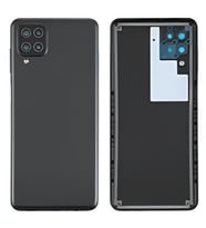 Samsung Galaxy A12 - SM-A125F FULL Kasa Arka Kapak Takım SİYAH