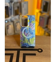 Samsung S23 Ultra Uyumlu Renkli İllüstrasyon Özel Tasarım Silikon Kılıf (Çok Renkli)