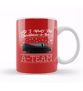 All I Want For Christmas Is The A Team Kupa Bardak Porselen