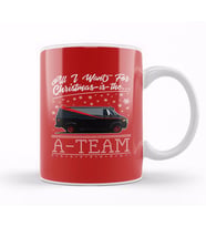 All I Want For Christmas Is The A Team Kupa Bardak Porselen