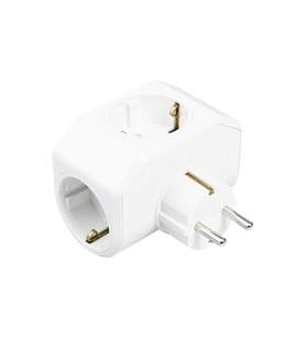 BEYAZ YONCA PLUS 3LÜ TOPRAKLI PRİZ FİŞ 03-ZM (5680)