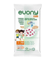 Evony Cerrahi Maske Çocuk Yumuşak Elastik Kulaklı KIDS 10 Adet