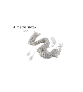 SAÇAKLI 4 METRE PERDE LED