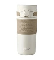 VAGONLİFE  T2001 TKK ÇELİK TERMOS SÜZGEÇLİ MUG 450 ML BEYAZ