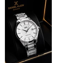 Daniel Klein Nişan Ve Damat Saati Çelik Kordon 2 Yıl Garantili 3 Atm Erkek Kol Saati EDK.14491.1