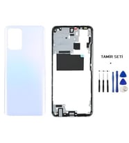Xiaomi Redmi NOTE 10 -4G- FULL KASA Arka Kapak Takım BEYAZ - TAMİR SETİ