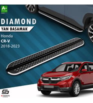 S-Dizayn Honda CR-V 5 Diamond Krom Yan Basamak 173 Cm 2018-2023