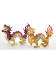 Northcity Dragon Figür – Swarovski Taşlı Heykelcik (13x8 cm) – Hediye & Dekorasyon