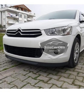 Citroen C Elysee 2012-2023 Uyumlu Astra H lip Esnek Ön Lip 2 Parça Tampon Altı Dil Karlık Ön Ek