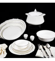 Massimo Rumi Platin 60 Parça Yemek Takımı