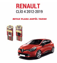 RENAULT CLİO 4 PLAKA AMPÜL SET BEYAZ ARIZA IŞIĞI YAKMAZ(CANBUS)
