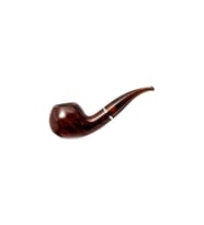 Şık Klasik Kahverengi 3937 9mm. Filtreli Akrilik Saplı Pipo