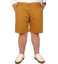 Mode XL Büyük Beden Erkek Kapri Yancep Nice Classic 21402 Taba