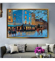 Altın Çerçeveli dekoratif tablo l614 (Gold)