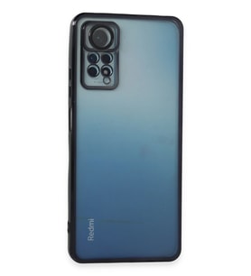 Redmi Note 12 4G Kılıf Lensli Silikon - Siyah