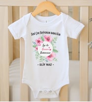 İyi ki Benim Babamsın Baskılı Yarım Kollu Bebek Body & Zıbın