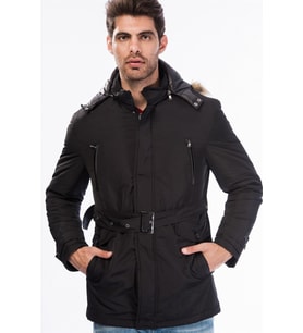 M8633 DEWBERRY ERKEK MONT-SİYAH