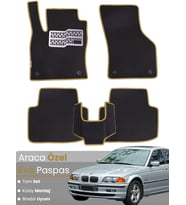 BMW 3 SERİSİ E46 (1997-2006) Uyumlu EVA Paspas Tam Set–Araca Özel,Su Geçirmez,Kolay Montaj