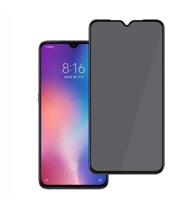 Realme C15 Uyumlu Privacy Ön Koruma Hayalet Seramik Nano Ekran Koruyucu (Siyah)